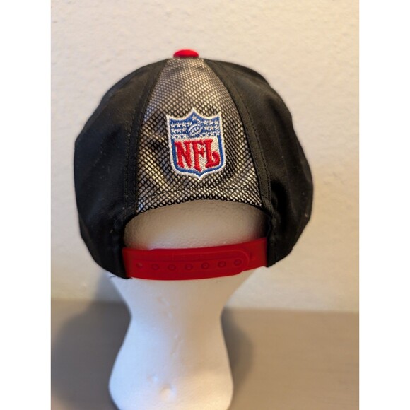VINTAGE Tampa Bay Buccaneers Hat Cap Strap Back Black Football 90s Proline - Picture 9 of 10